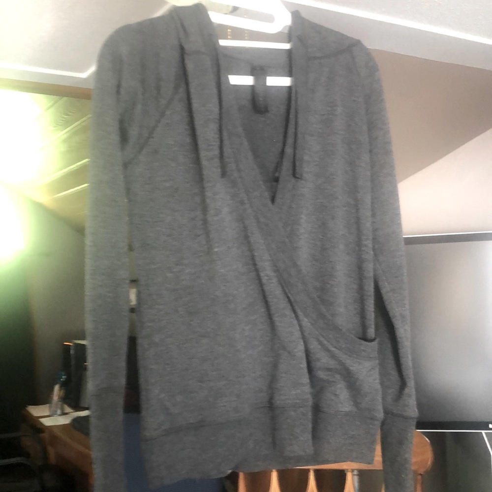Yoga Unisex Hoodie Size S Charcoal grey